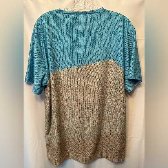 Sam Barsky Tik Tok Guy Faux Knit Hollywood Sign T-Shirt Size Large Made In USA - Picture 6 of 12